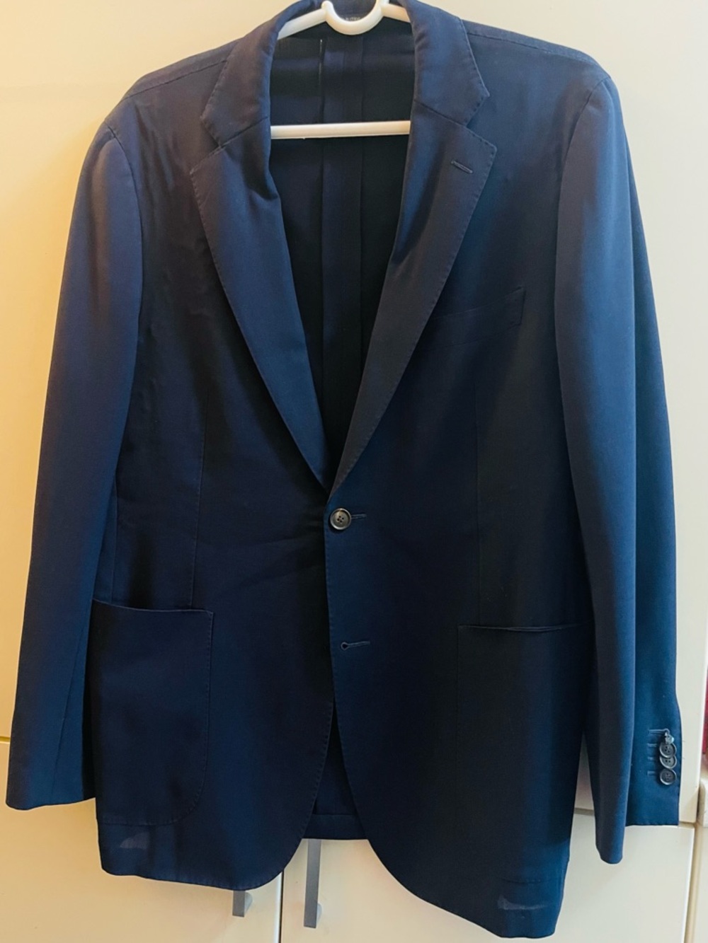 Suitsupply Suit Cerruti Blazer Havana Unlined 52 Brescia Pants 52 Wool Blue - Picture 2 of 16